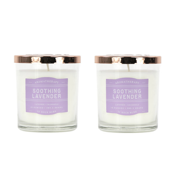 FSI Decor Fresh Lavender Scented Jar Candles Wayfair